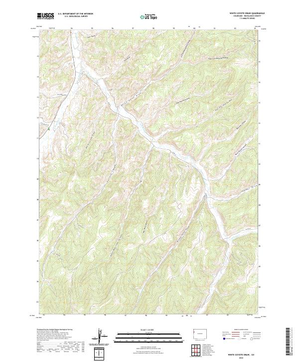 White Coyote Draw, CO — USGS 7.5-minute topo (2022)
