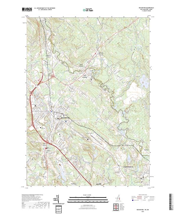 Rochester, NH-ME — USGS 7.5-minute topo (2024)