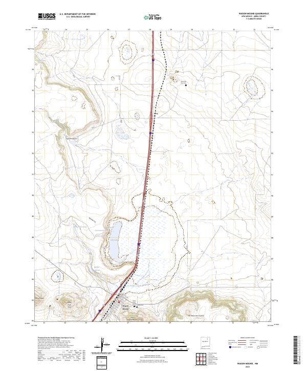 Wagon Mound, NM — USGS 7.5-minute topo (2023)