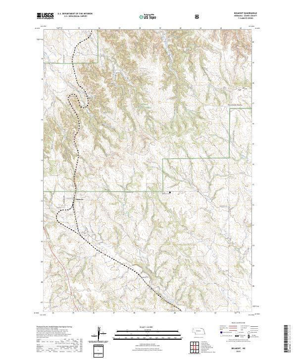 Belmont, NE — USGS 7.5-minute topo (2023)