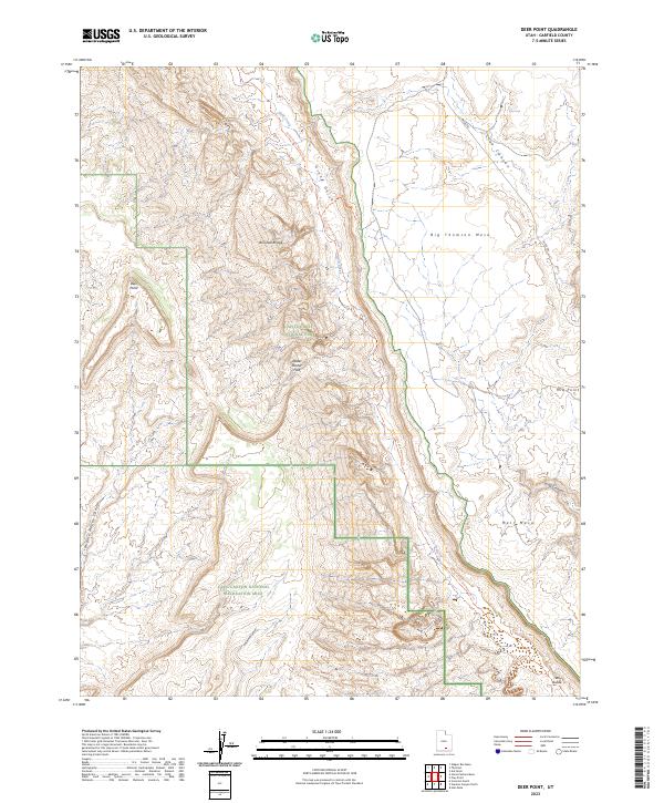 Deer Point, UT — USGS 7.5-minute topo (2023)
