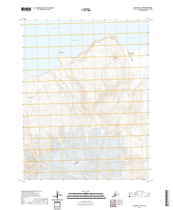 Unalaska C-3 NW, AK — USGS 7.5-minute topo (2021)