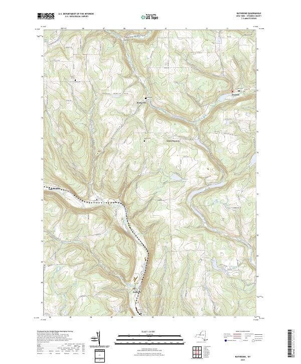 Rathbone, NY — USGS 7.5-minute topo (2023)