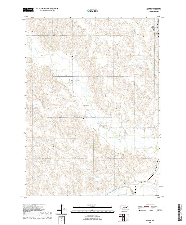 Tarnov, NE — USGS 7.5-minute topo (2021)