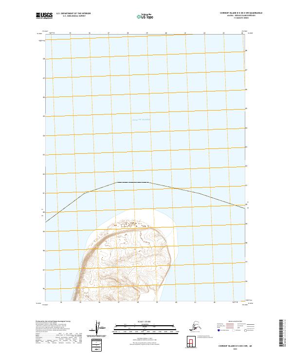 Chirikof Island D-5 OE E NW, AK — USGS 7.5-minute topo (2021)