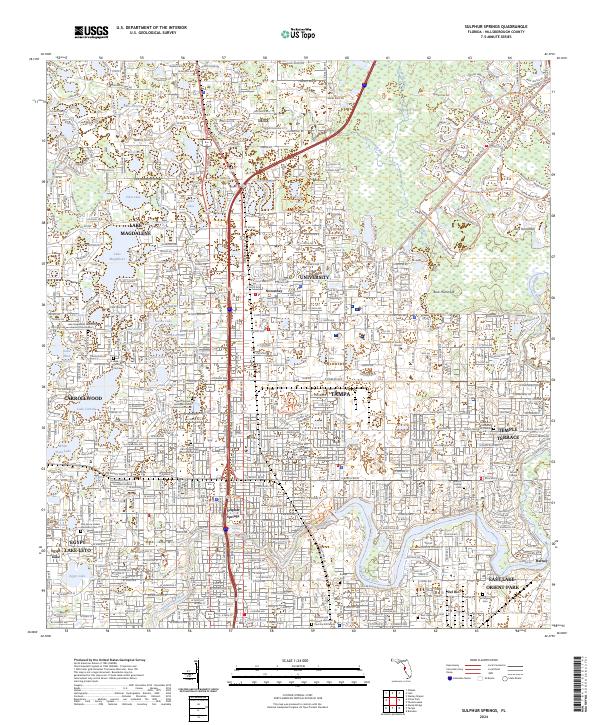Sulphur Springs, FL — USGS 7.5-minute topo (2024)