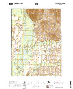 Taylor Mountains A-4 NE, AK — USGS 7.5-minute topo (2019)