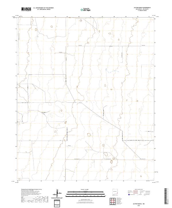 Alston Ranch, NM — USGS 7.5-minute topo (2023)