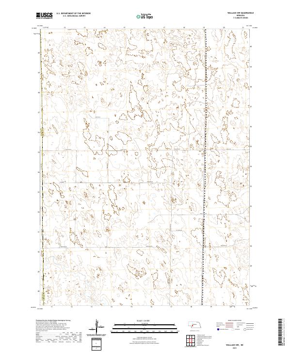 Wallace NW, NE — USGS 7.5-minute topo (2021)
