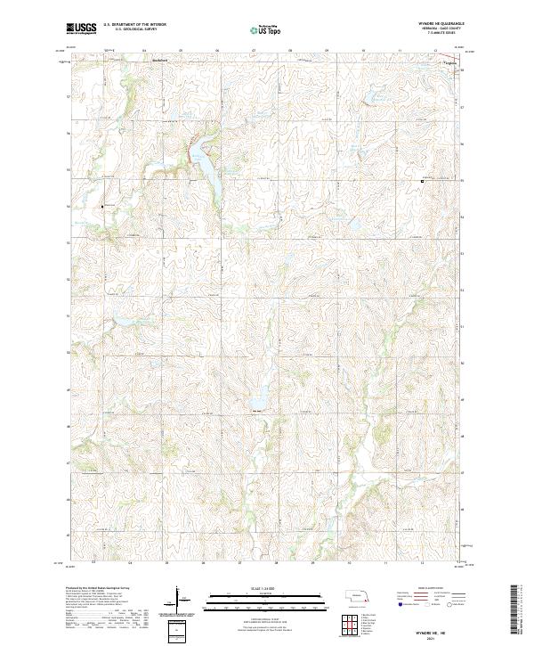Wymore NE, NE — USGS 7.5-minute topo (2021)