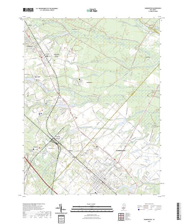 Hammonton, NJ — USGS 7.5-minute topo (2023)