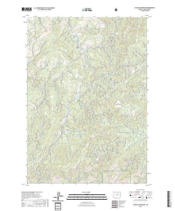 Flagtail Mountain, OR — USGS 7.5-minute topo (2023)