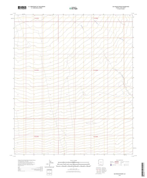 San Ignacio Ranch, AZ — USGS 7.5-minute topo (2026)