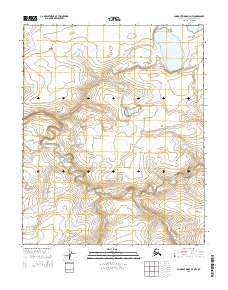 Lookout Ridge D-4 NW, AK — USGS 7.5-minute topo (2014)