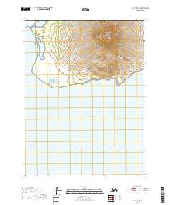 Iliamna B-2 SE, AK — USGS 7.5-minute topo (2018)