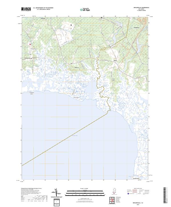 Heislerville, NJ — USGS 7.5-minute topo (2023)