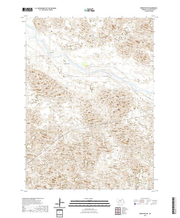 Brewster NW, NE — USGS 7.5-minute topo (2021)