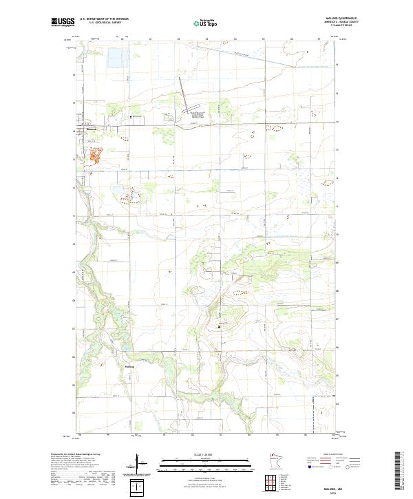 Malung, MN — USGS 7.5-minute topo (2022)