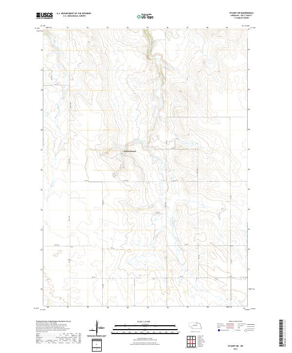 Stuart NE, NE — USGS 7.5-minute topo (2021)