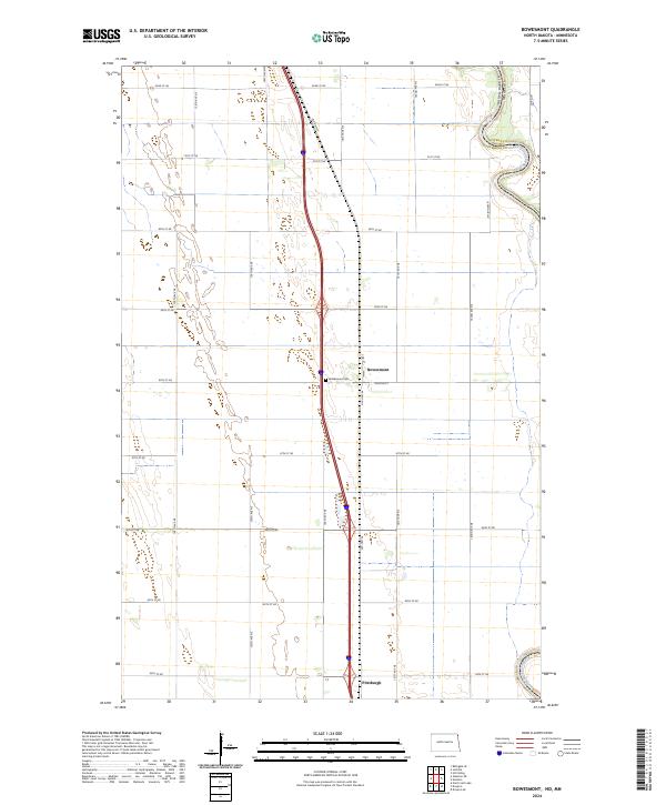 Bowesmont, ND-MN — USGS 7.5-minute topo (2024)