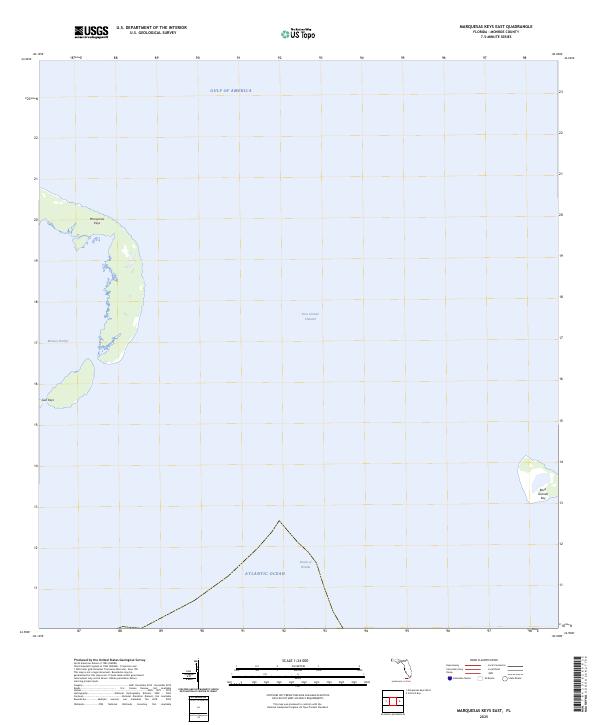 Marquesas Keys East, FL — USGS 7.5-minute topo (2025)