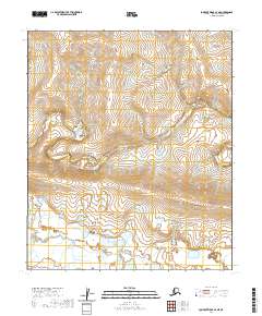 Lookout Ridge A-4 NE, AK — USGS 7.5-minute topo (2020)