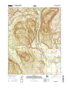 Hughes D-2 SE, AK — USGS 7.5-minute topo (2016)