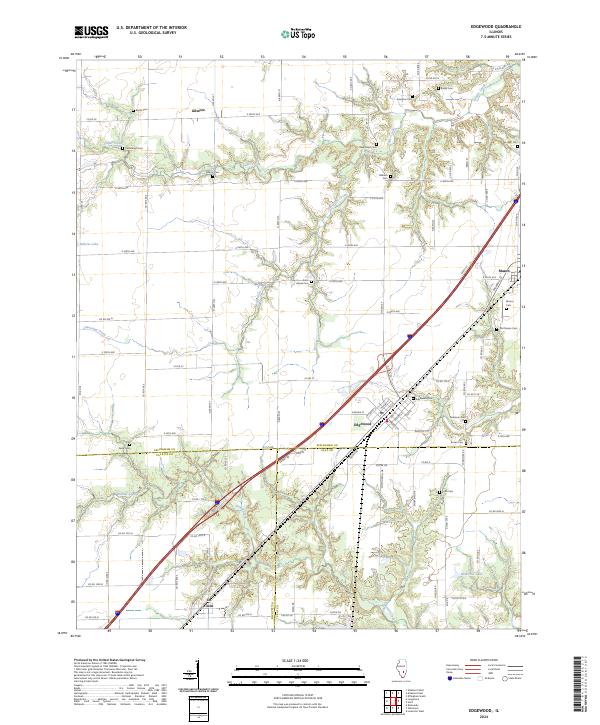 Edgewood, IL — USGS 7.5-minute topo (2024)