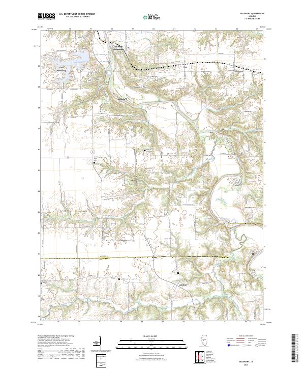 Salisbury, IL — USGS 7.5-minute topo (2024)