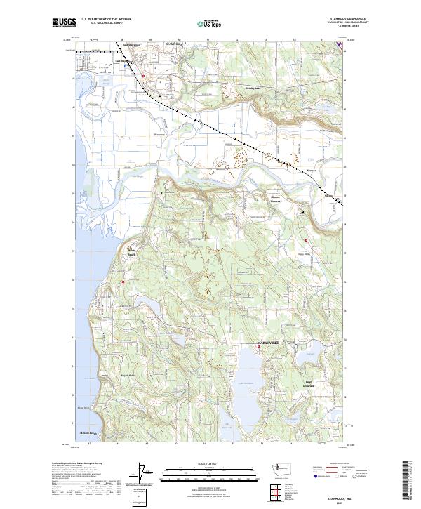 Stanwood, WA — USGS 7.5-minute topo (2023)
