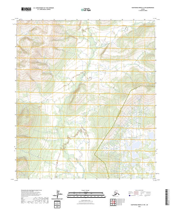 Kantishna River A-4 SW, AK — USGS 7.5-minute topo (2024)