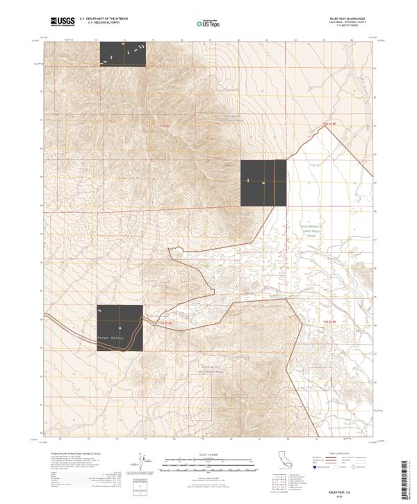 Palen Pass, CA — USGS 7.5-minute topo (2026)