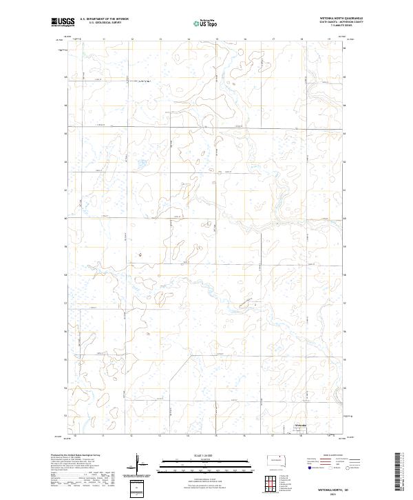 Wetonka North, SD — USGS 7.5-minute topo (2021)