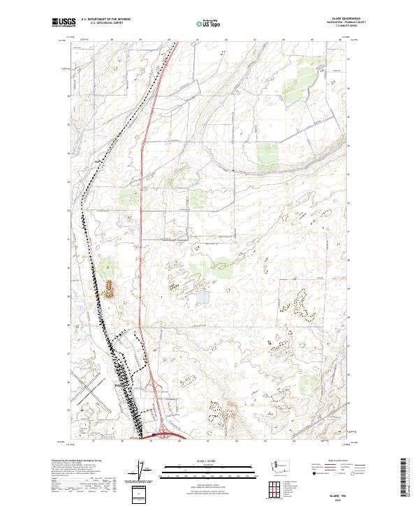 Glade, WA — USGS 7.5-minute topo (2023)