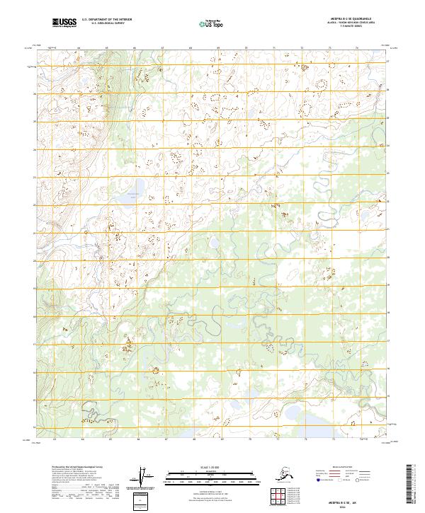 Medfra B-2 SE, AK — USGS 7.5-minute topo (2024)