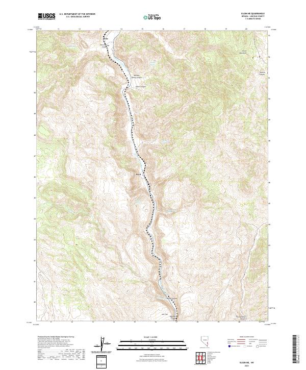 Elgin NE, NV — USGS 7.5-minute topo (2021)