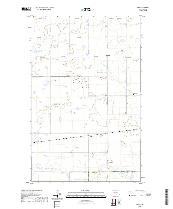 Eckman, ND — USGS 7.5-minute topo (2024)