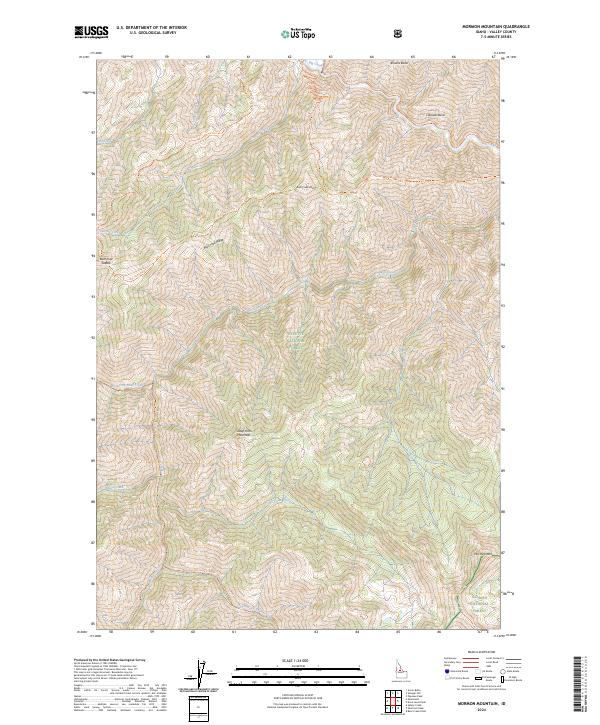 Mormon Mountain, ID — USGS 7.5-minute topo (2024)