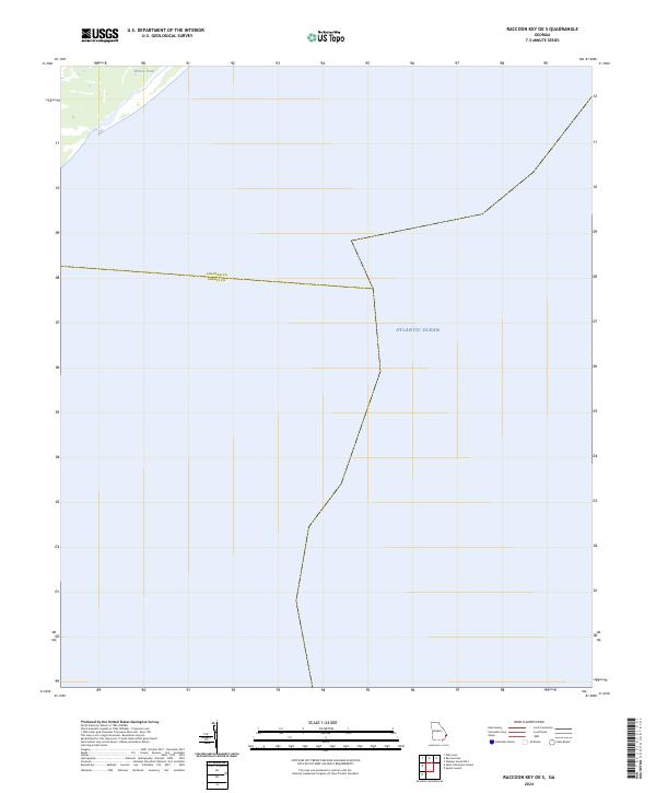 Raccoon Key OE S, GA — USGS 7.5-minute topo (2024)