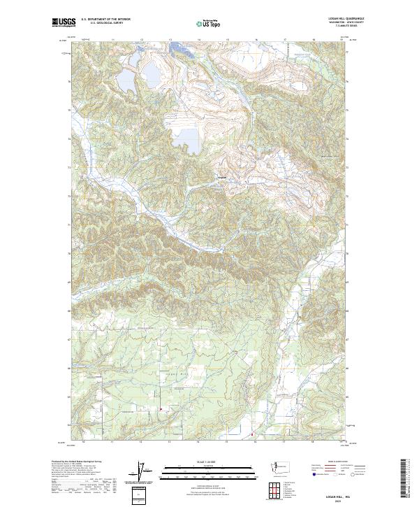 Logan Hill, WA — USGS 7.5-minute topo (2023)