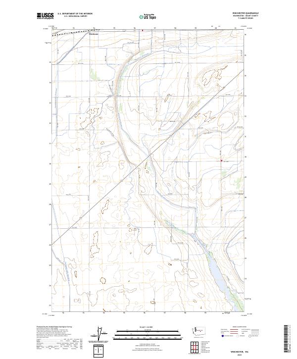 Winchester, WA — USGS 7.5-minute topo (2023)