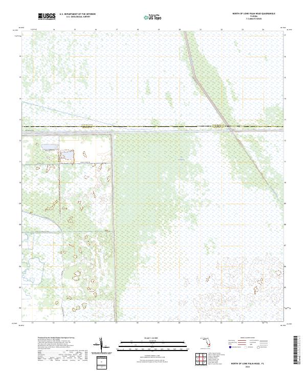 North of Lone Palm Head, FL — USGS 7.5-minute topo (2024)