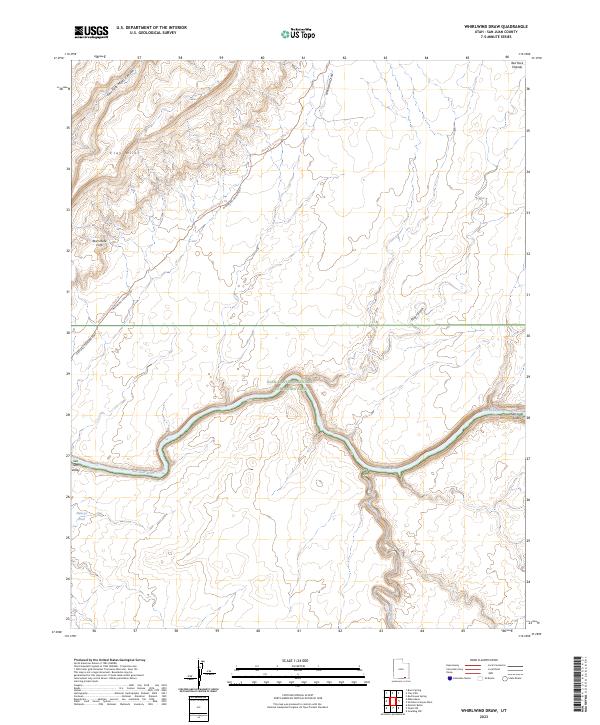 Whirlwind Draw, UT — USGS 7.5-minute topo (2023)