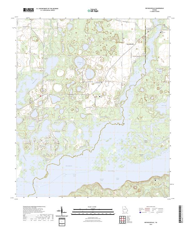 Reynoldsville, GA — USGS 7.5-minute topo (2024)