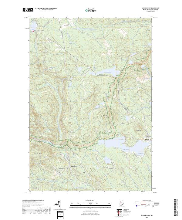 Monson West, ME — USGS 7.5-minute topo (2024)