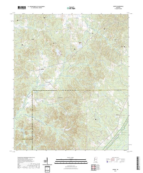 Joseph, MS — USGS 7.5-minute topo (2024)