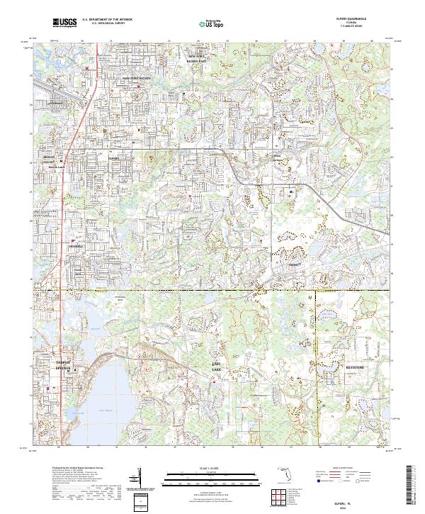 Elfers, FL — USGS 7.5-minute topo (2024)