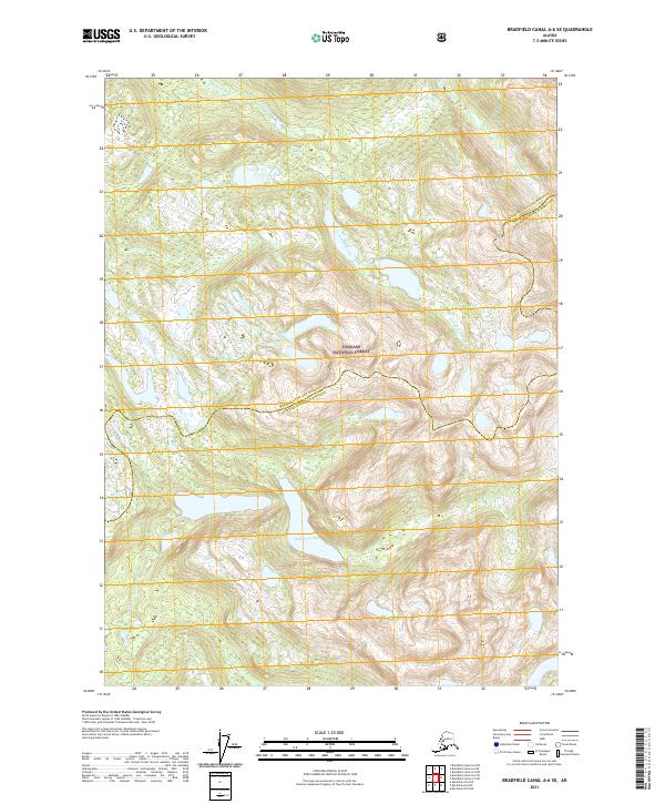 Bradfield Canal A-6 SE, AK — USGS 7.5-minute topo (2021)