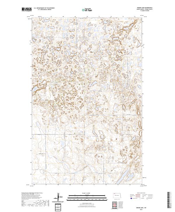 Grubb Lake, ND — USGS 7.5-minute topo (2024)