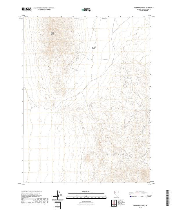 Seven Troughs SE, NV — USGS 7.5-minute topo (2021)